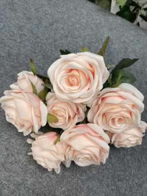 Rose Flower Bunch - Light Coffee