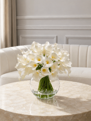 Calla Lily Glass Vase Set